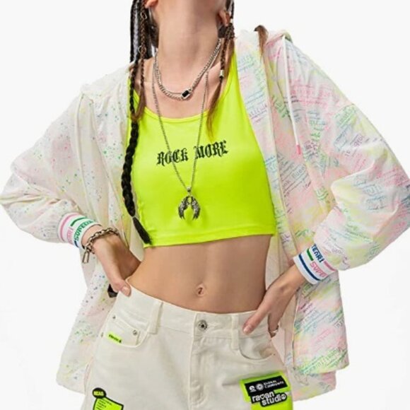 Lightweight Zipper Sport Coat Windbreaker with Pockets, Medium - Picture 2 of 10